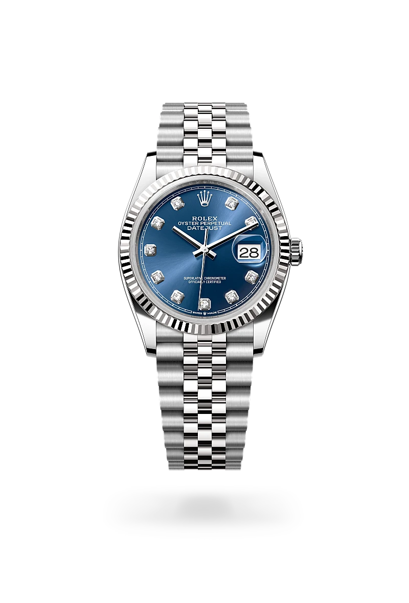 Rolex Datejust 36 in White Rolesor - combination of Oystersteel and white gold, M126234-0037 - Kirk Freeport