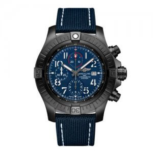 Breitling Watches stylish black and blue diver's watch