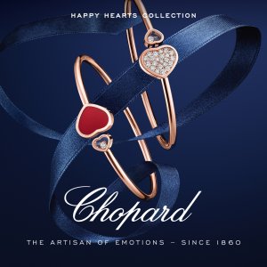 Chopard Happy Hearts Collection heart-shaped rings