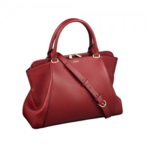 Cartier Luxury Leather Women's Handbag at Kirk Freeport in the Cayman Islands