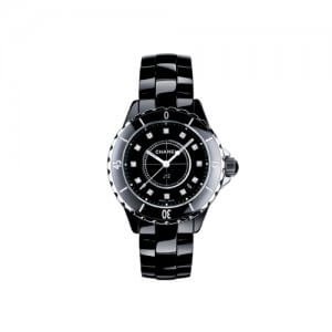 J12 Black Chanel Watch at Kirk Freeprot in the Cayman Islands