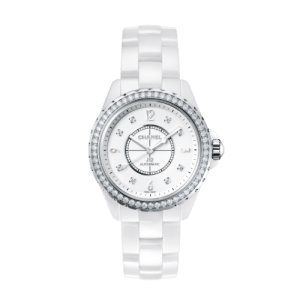 J12 White Chanel Luxury Watch at Kirk Freeport in the Cayman Islands