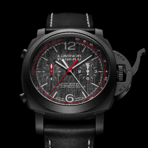 Panerai Watches Luminor Panerai black and red watch