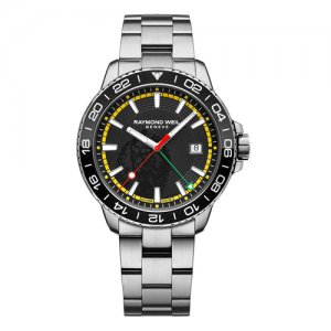 Raymond Weil silver and black watch