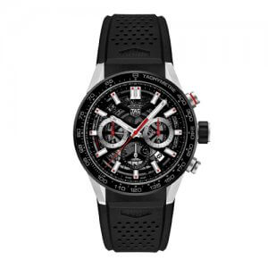 TAG Heuer Watches black and metallic grey watch