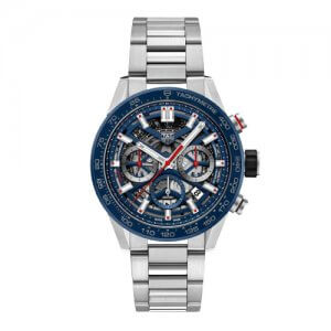 TAG Heuer Watches blue and metallic grey watch