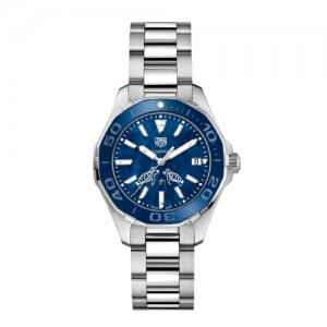 TAG Heuer Watches metallic grey and blue watch