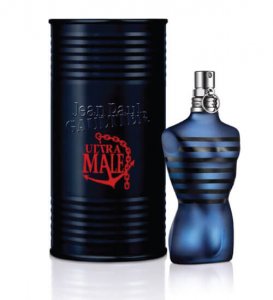 Jean Paul Gaultier Fragrance blue masculine bottle