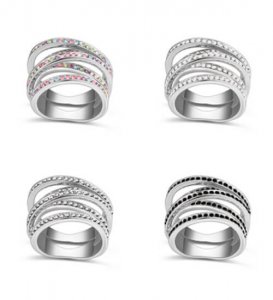 Swarovski Crystal ring collection