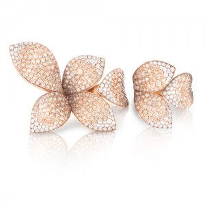 Pasquale Bruni light brown petal jewelry