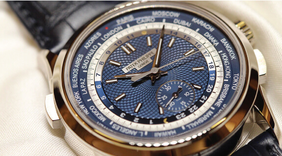 Patek Philippe Geneve 5930g worldtime chronograph Blue and Gold Chromatic Watch