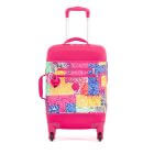 Kirk Freeport Kipling Monti Rolling Luggage Clearance Sale pink and floral wheeled briefcase