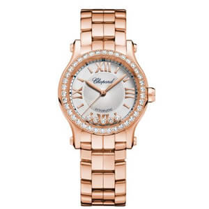 Chopard Happy Diamonds Watches & Jewelry Rose Gold watch