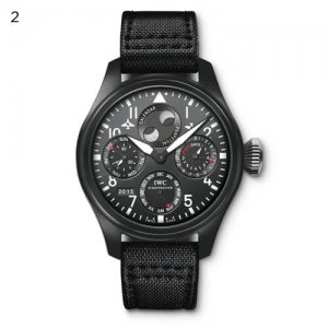 IWC Schaffhausen monochromatic black watch