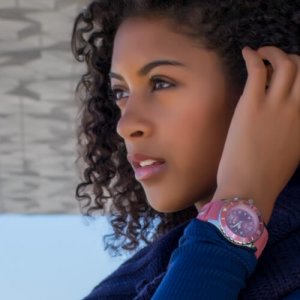 Kyboe Watches pink and grey watch