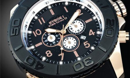 Kyboe I Giant Chrono 55 black and yellow watches