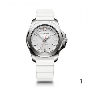 Victorinox Swiss Army white and chromatic grey watch