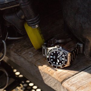 Tudor Watches black and grey watch