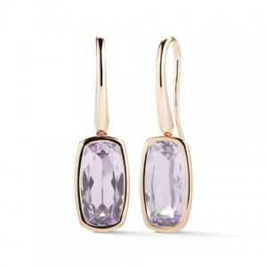 Rose de France rose gold earrings by A & Furst Jewelry at Kirk Freeport in Grand Cayman