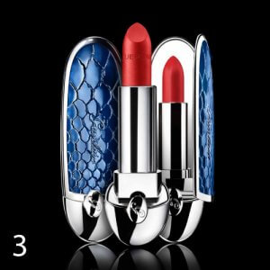 Rouge G De Guerlain Lipstick and Customizable Case metallic ornament for lipstick and makeup