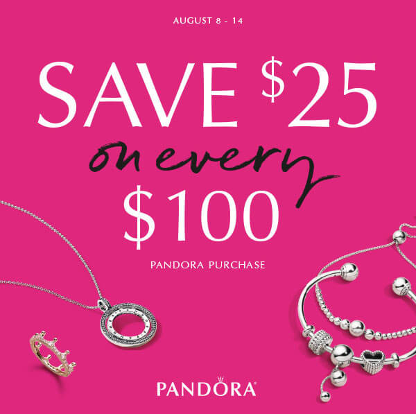 Kirk Freeport August pandora Sale is here Pink Pandora banner and announcement 2019