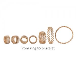 Adjustable gold eternity bands from Serafino Consoli for every finger size, style and mood – Kirk Freeport in Grand Cayman