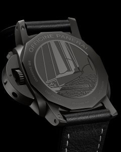 Panerai's Luminor Luna Rossa GMT 44MM monochromatic black watch